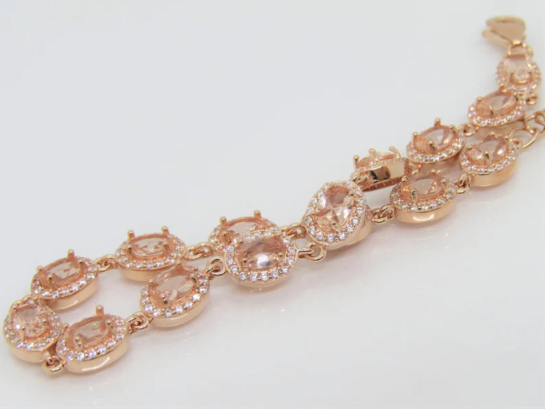 Oval Crystal Bracelet