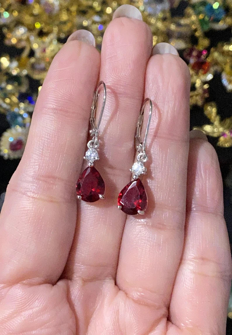 Cushion-Cut Green Gemstone Halo Stud Earrings