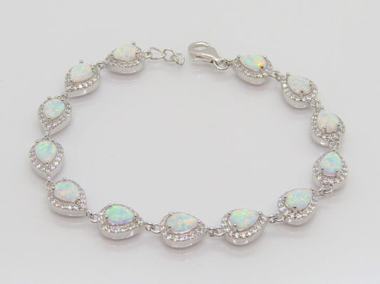 Opulent Opal Tear-Drop Bracelet