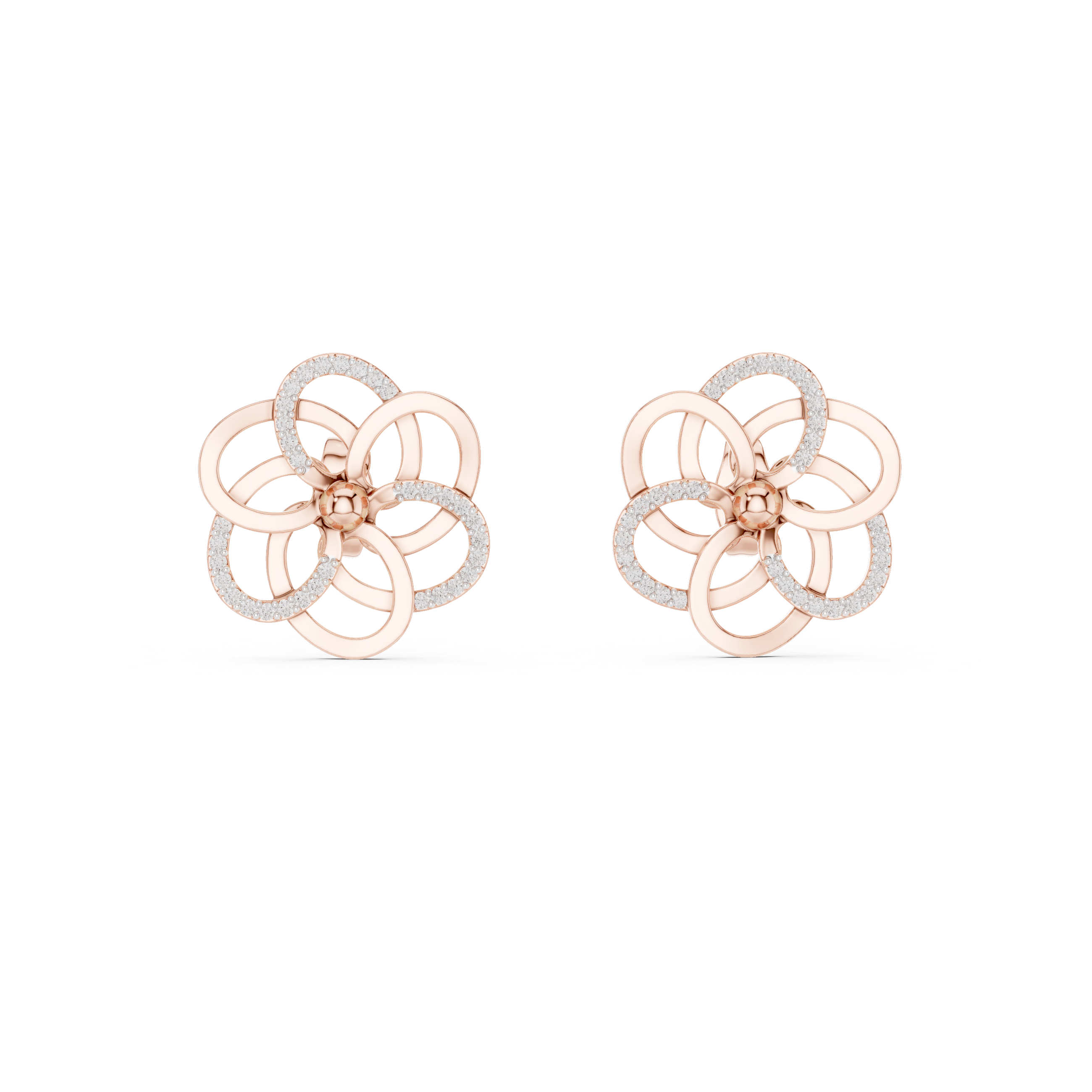 Florelle Aura Diamond Stud Earrings