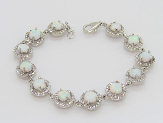 Classic White Opal Halo