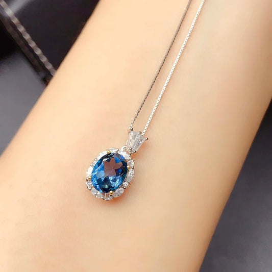 London Blue Topaz Pendant Jewelry