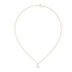 Celestia Crescent Diamond Necklace