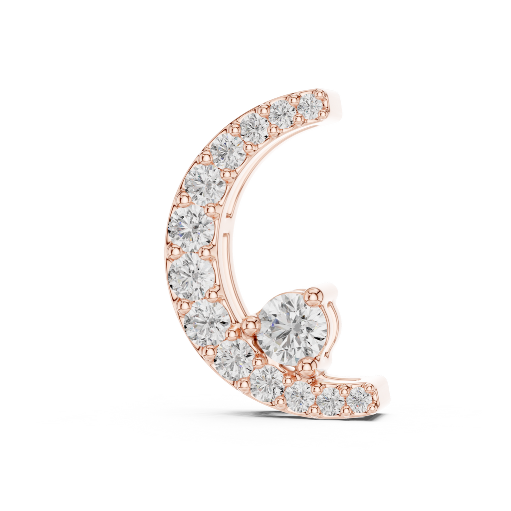 Celestia Crescent Diamond Necklace