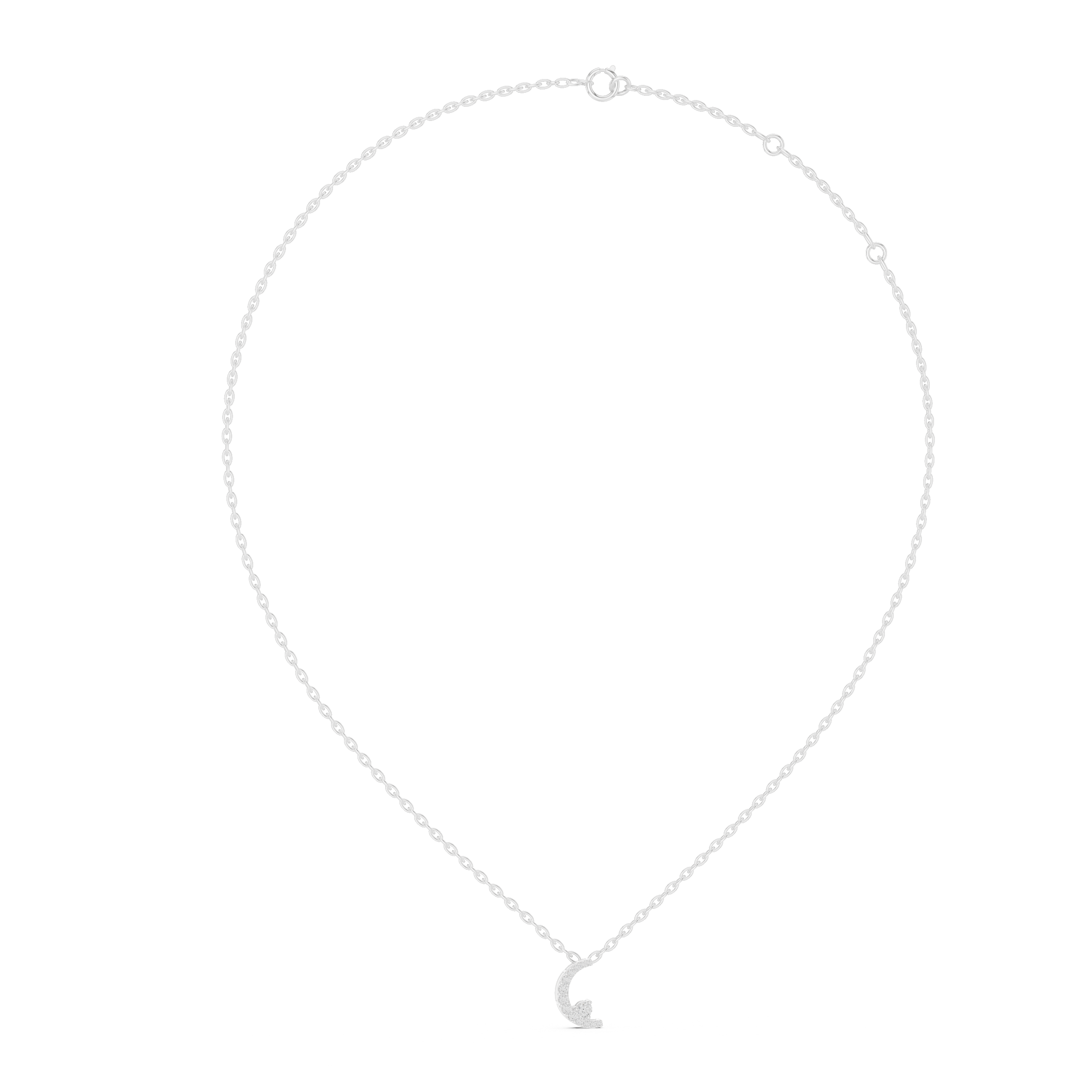 Celestia Crescent Diamond Necklace