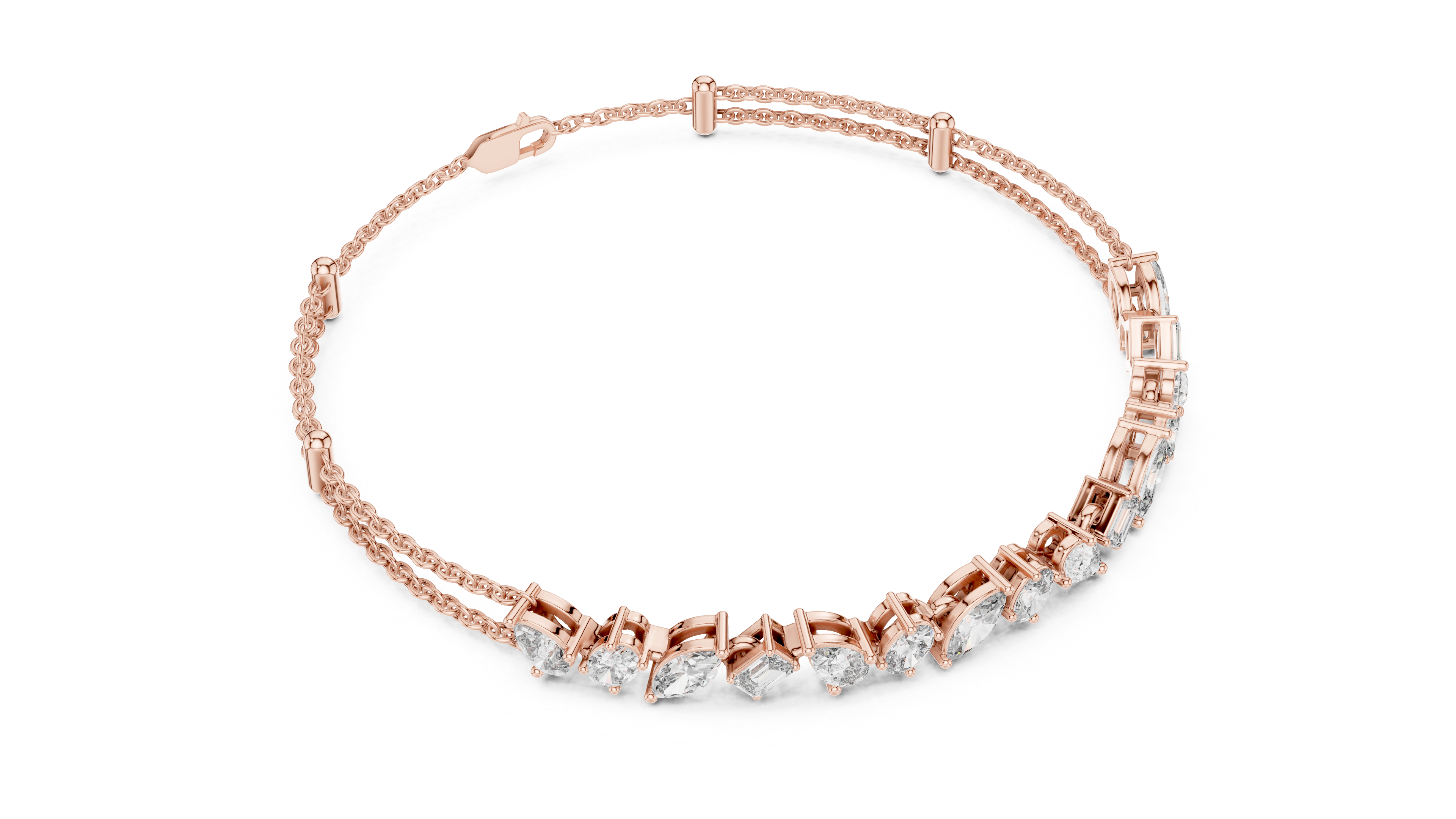 Zyrelith Mosaic Diamond Bracelet