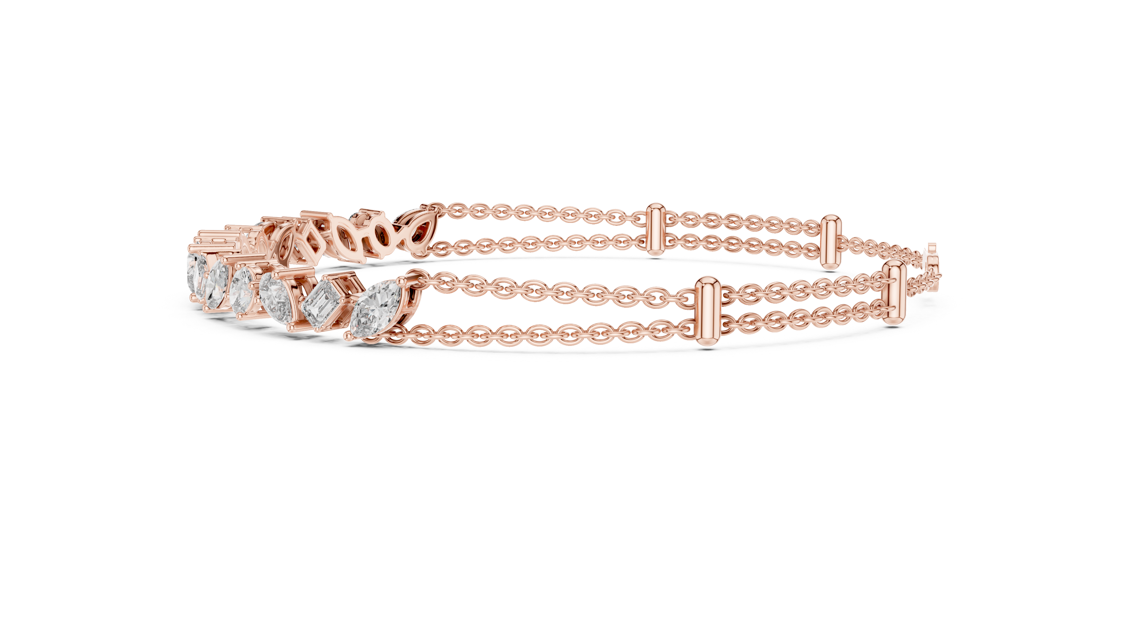 Zyrelith Mosaic Diamond Bracelet