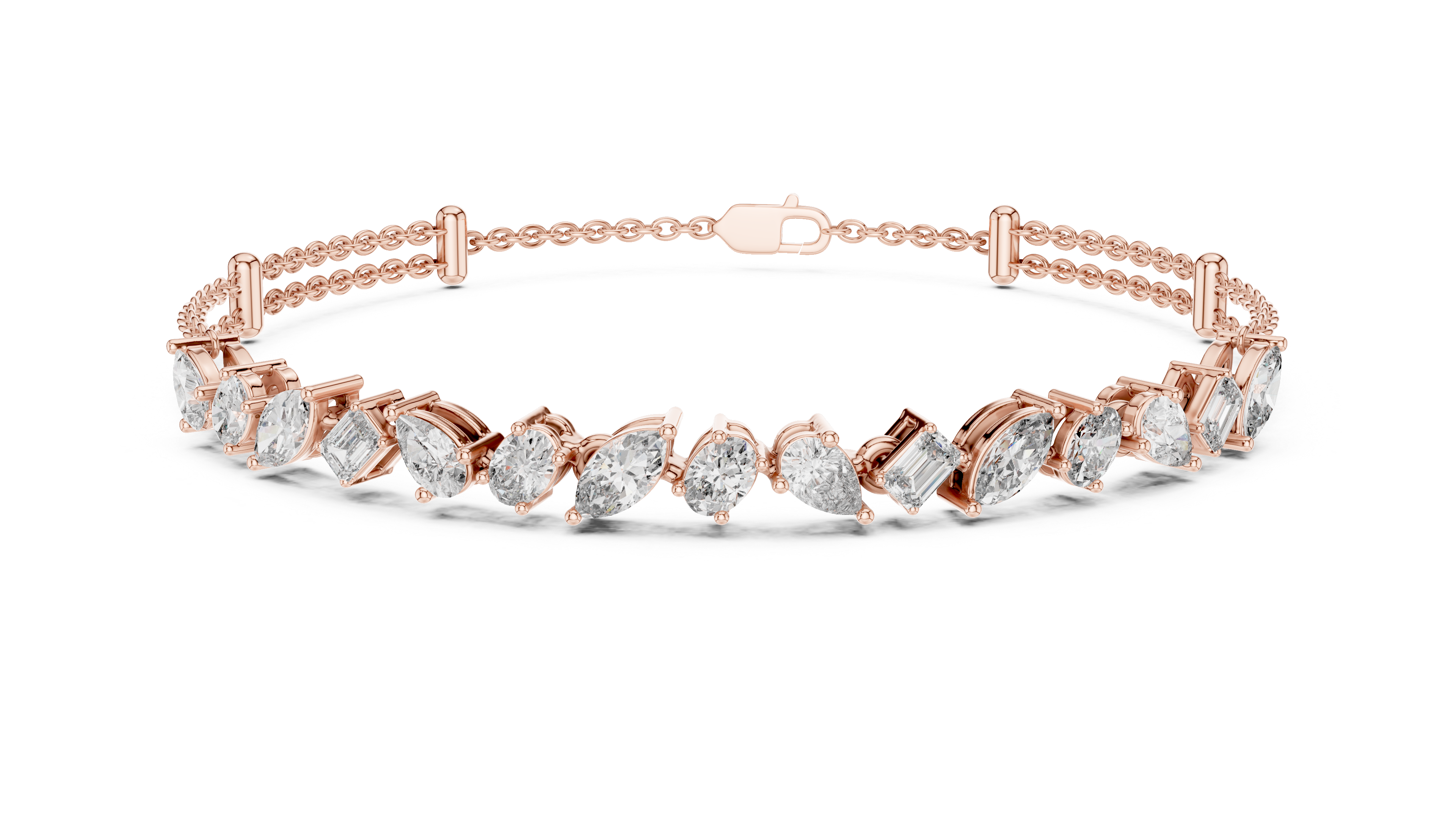 Zyrelith Mosaic Diamond Bracelet