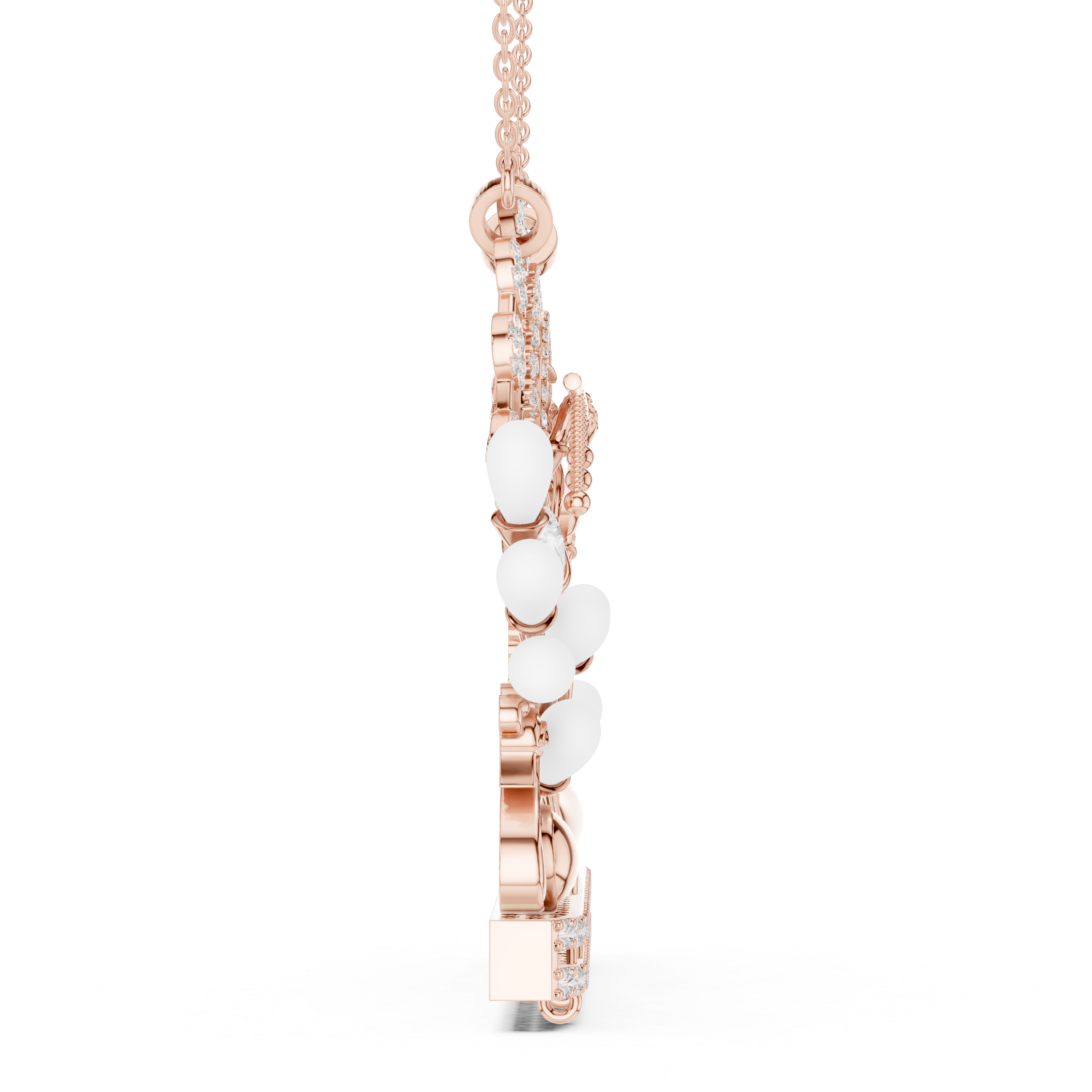 Vrindara Divine Radha Krishna Pendant Necklace