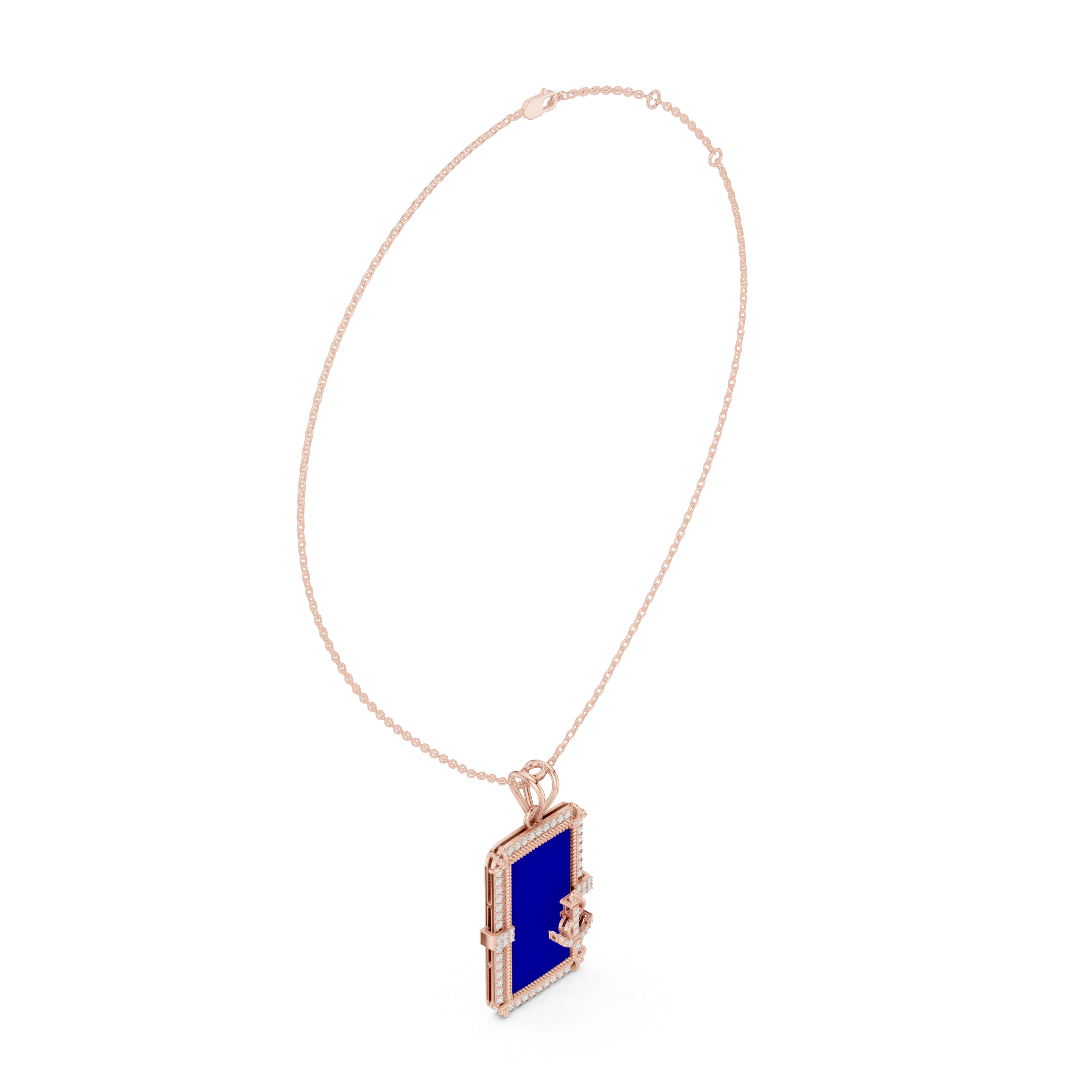 Zyrelith Anchor Royale Pendant Necklace