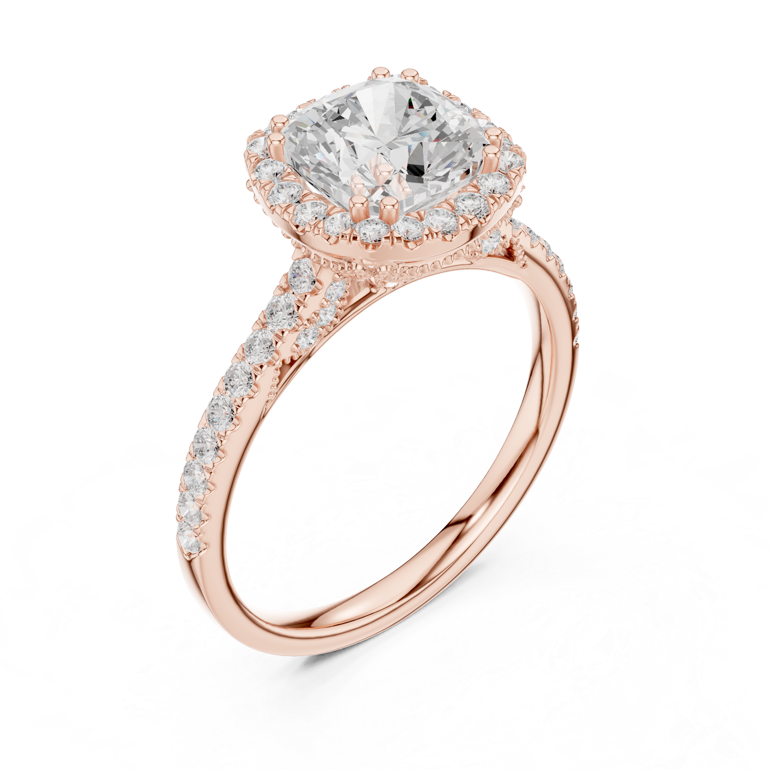 Seraphina Grand Halo Diamond Ring