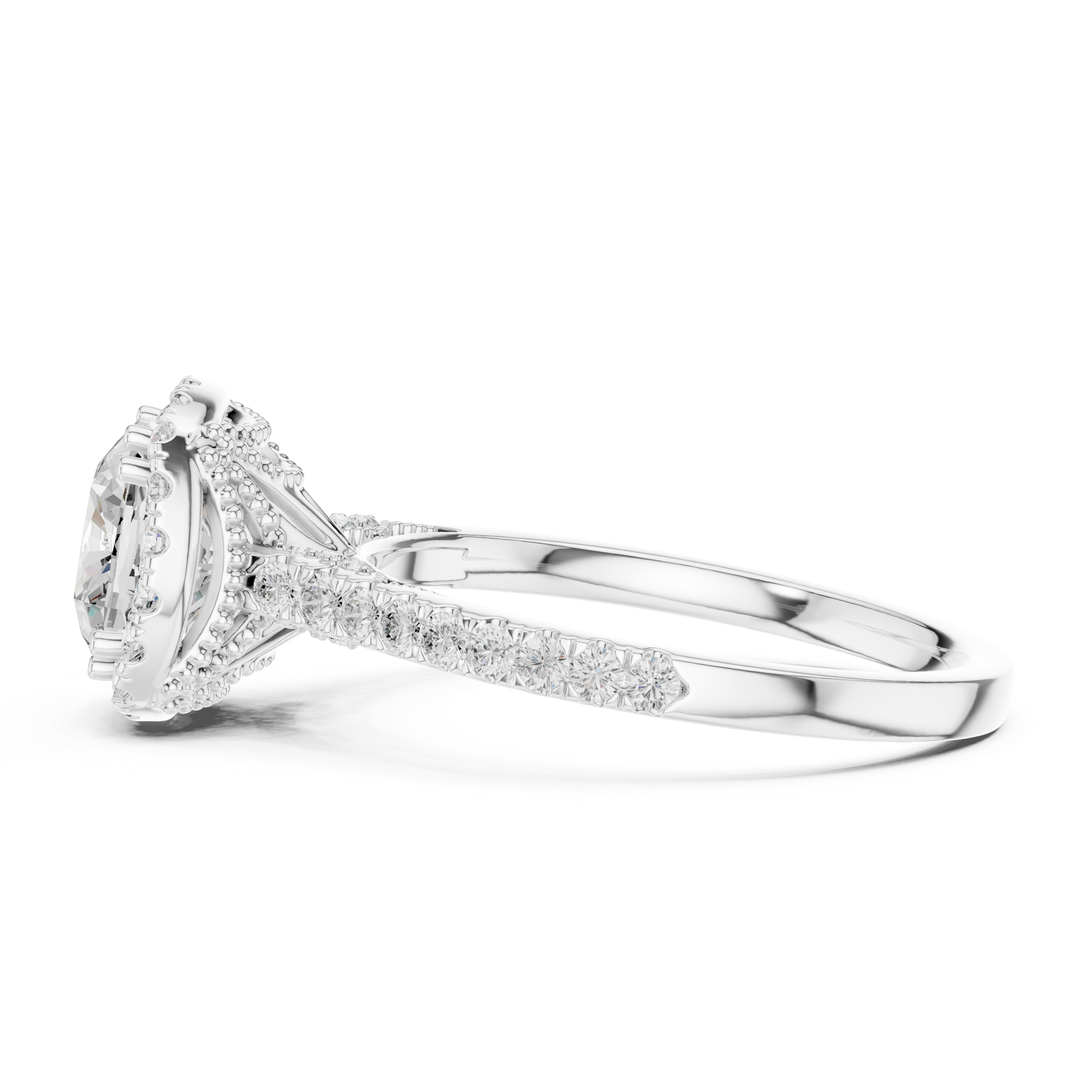 Seraphina Grand Halo Diamond Ring