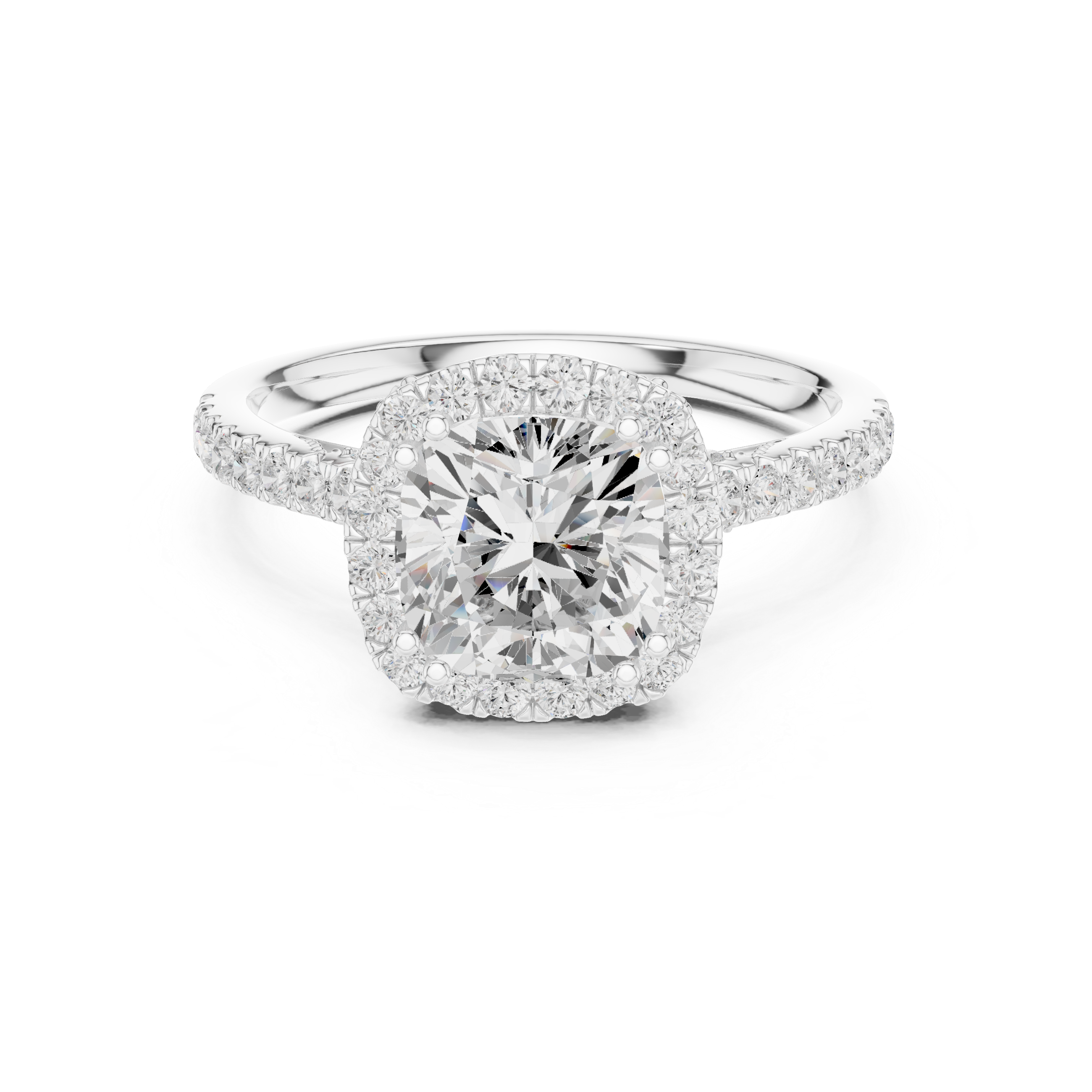 Seraphina Grand Halo Diamond Ring