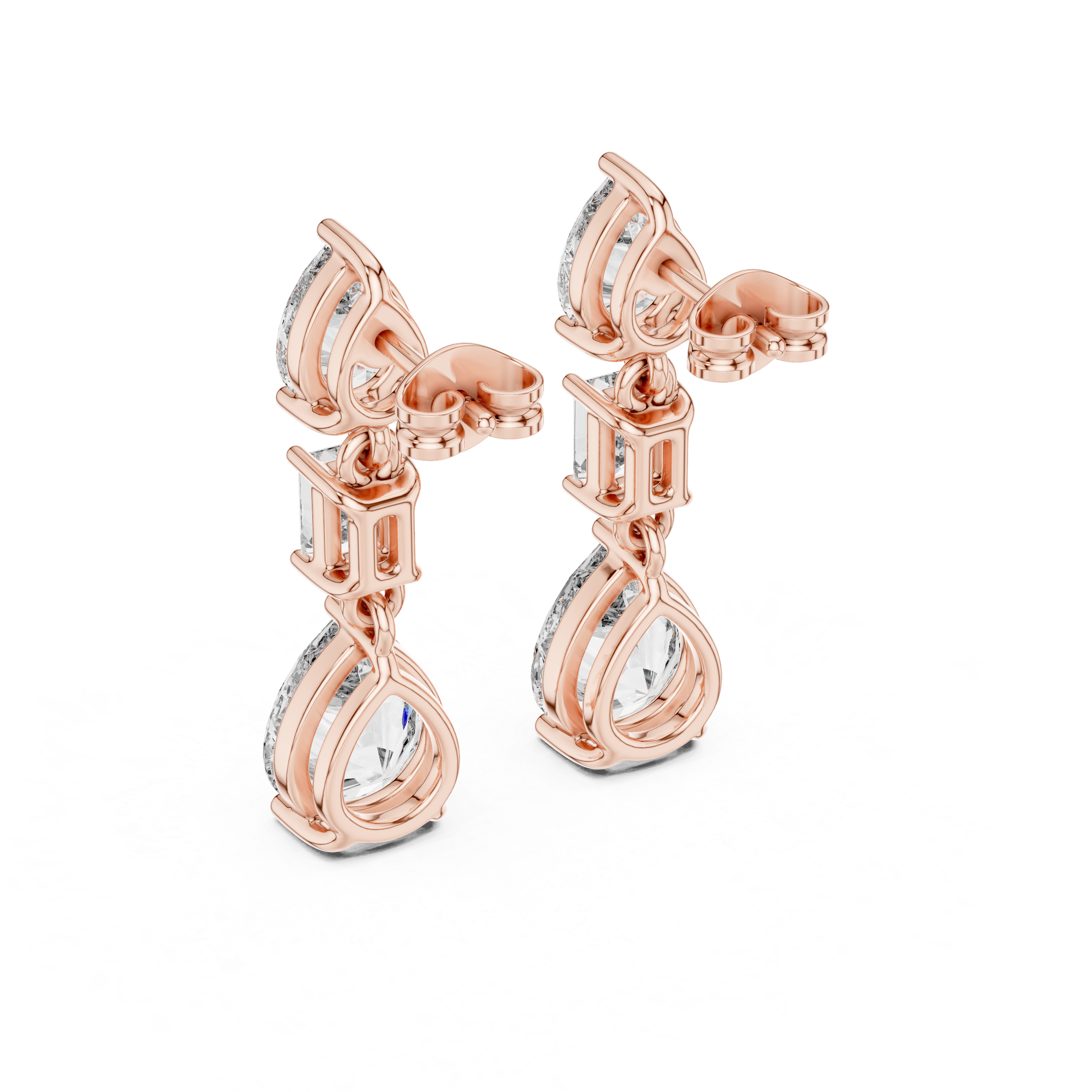 Velisse Infinity Diamond Stud Earrings