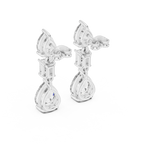 Aarielle Cascade Diamond Drop Earrings