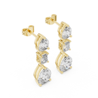 Aarielle Cascade Diamond Drop Earrings