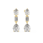 Aarielle Cascade Diamond Drop Earrings