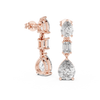 Aarielle Cascade Diamond Drop Earrings