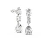 Aarielle Cascade Diamond Drop Earrings