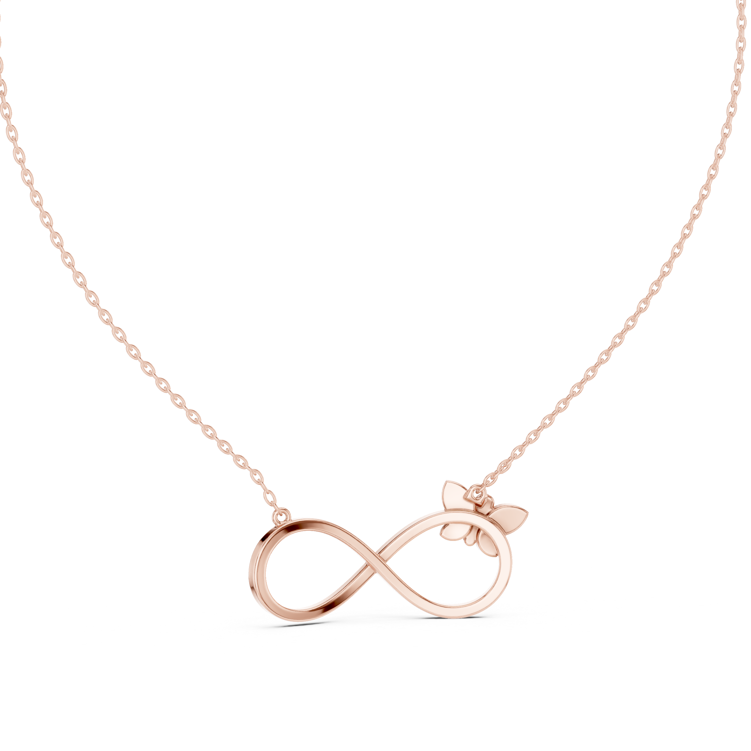 Velora Flutter Infinity Diamond Necklace