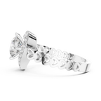 Amora Heart Halo Diamond Ring