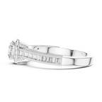 Aurelia Crown Diamond Engagement Ring