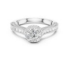 Aurelia Crown Diamond Engagement Ring