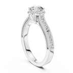 Aurelia Crown Diamond Engagement Ring