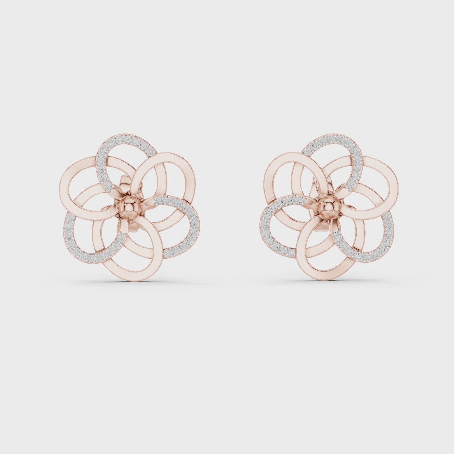 Florelle Aura Diamond Stud Earrings