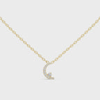 Celestia Crescent Diamond Necklace