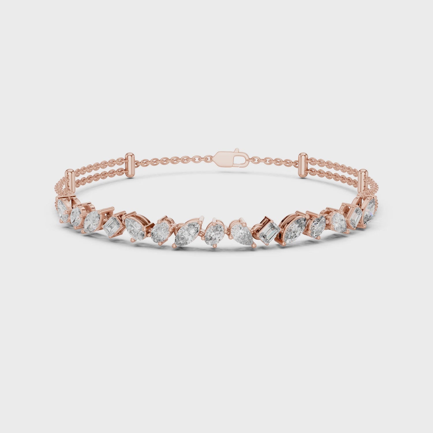 Zyrelith Mosaic Diamond Bracelet