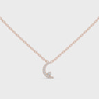 Celestia Crescent Diamond Necklace