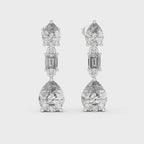 Aarielle Cascade Diamond Drop Earrings