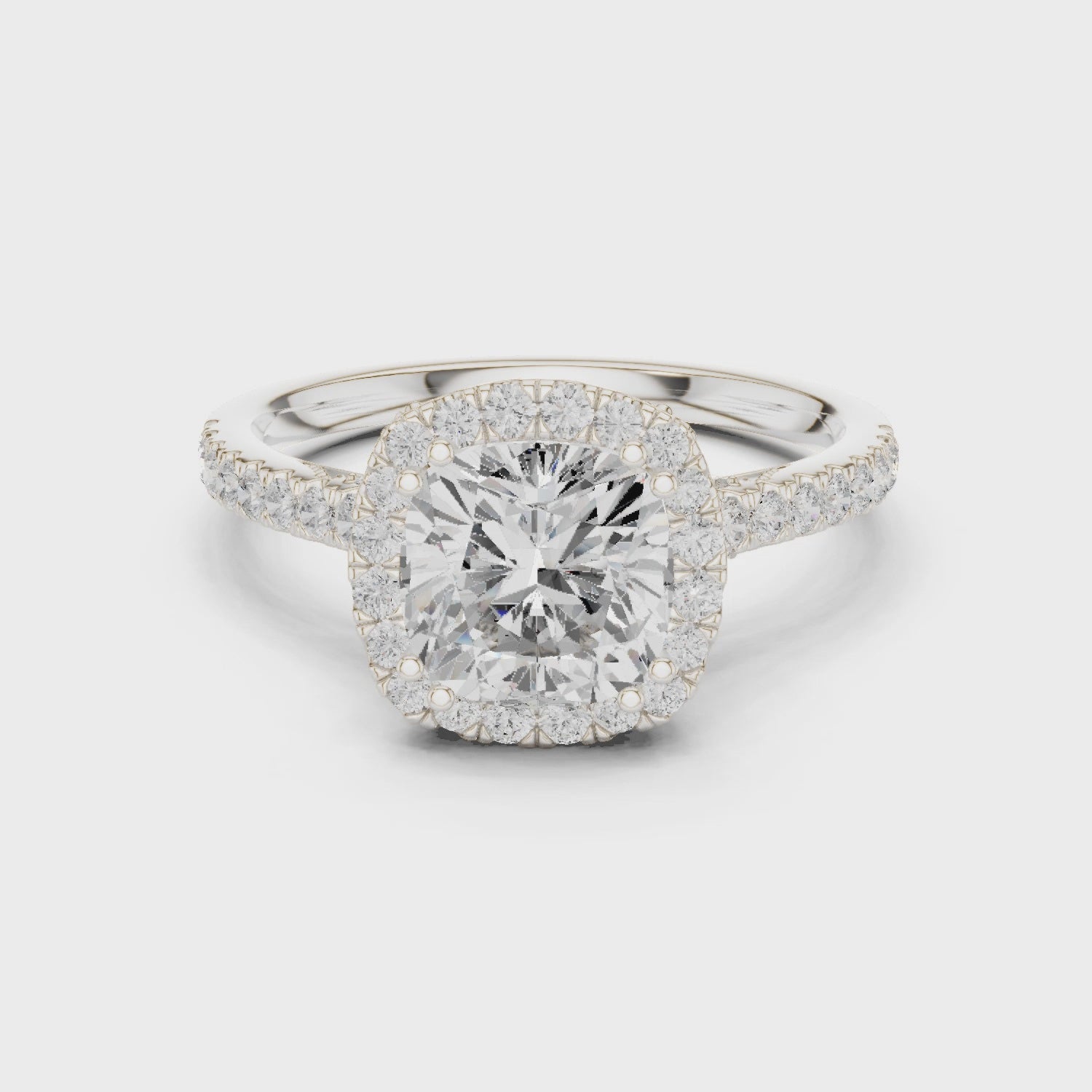 Seraphina Grand Halo Diamond Ring