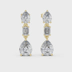 Aarielle Cascade Diamond Drop Earrings